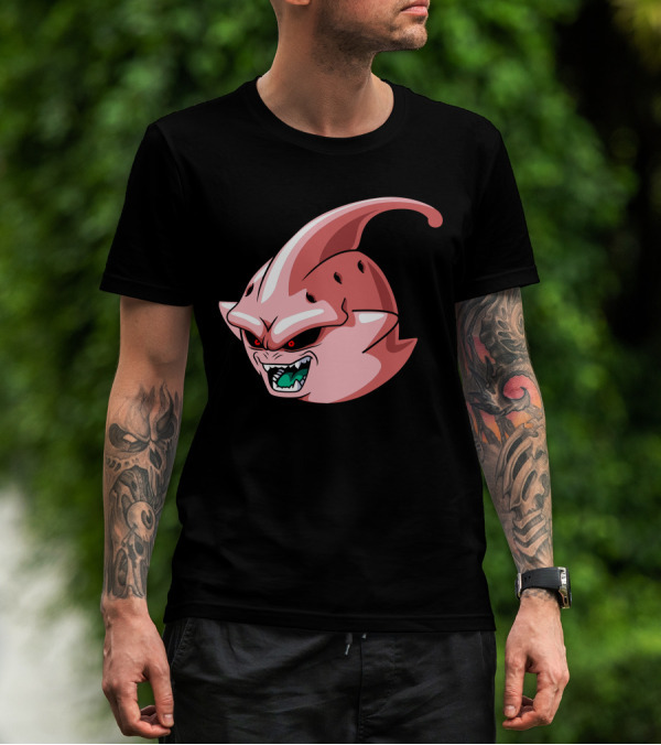 Majin Buu Villain Dragon Ball Z Character Face T-Shirt