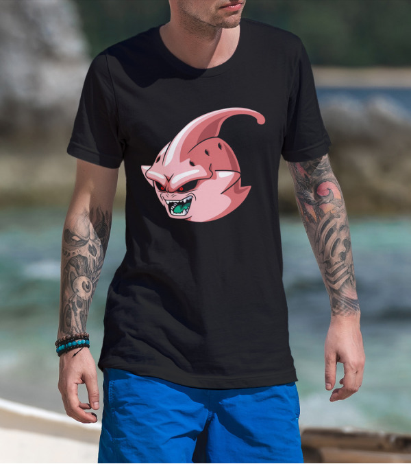 Majin Buu Villain Dragon Ball Z Character Face T-Shirt