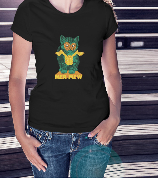 He-Man Battle Cat Hybrid - Mer Mew New T-Shirt