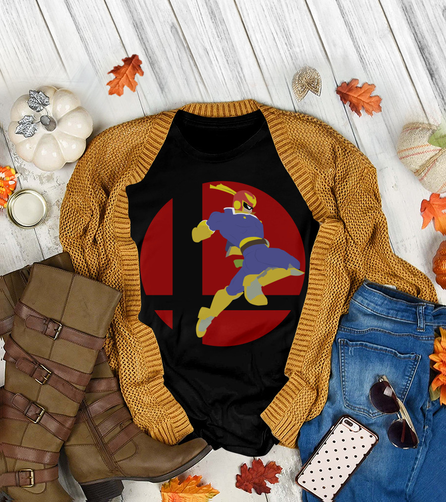Super Smash Bros Captain Falcon Knee Attack T-Shirt