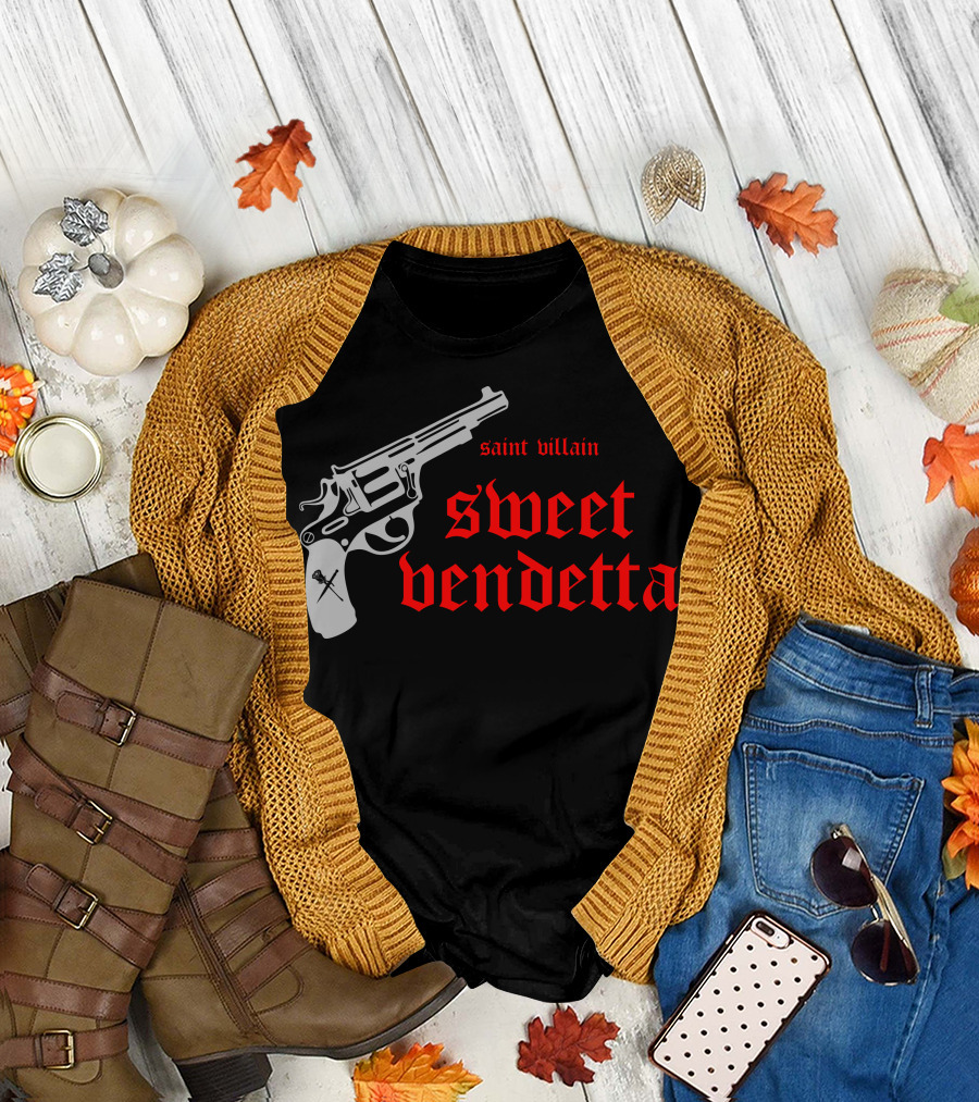 Saint Villain Sweet Vendetta Revolver T-Shirt