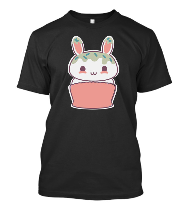 The Muffin Bunny Sprinkles Cute Kawaii Sweet Treat T-Shirt