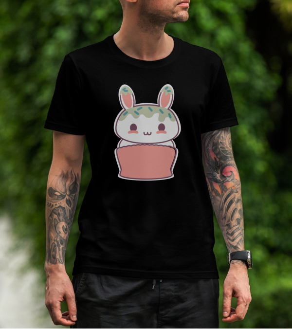 The Muffin Bunny Sprinkles Cute Kawaii Sweet Treat T-Shirt