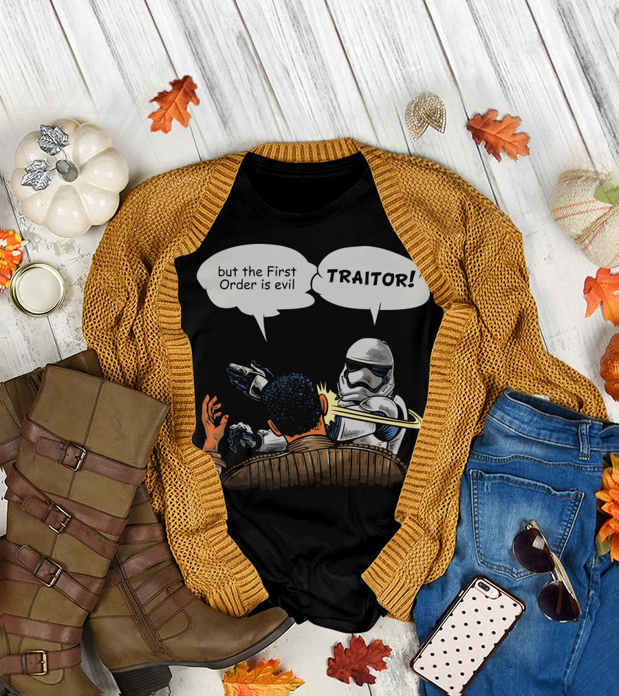 Traitor First Order Evil Comic Slap T-Shirt