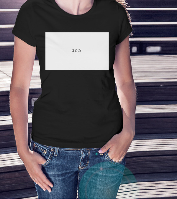 Reflection God Optical Illusion T-Shirt