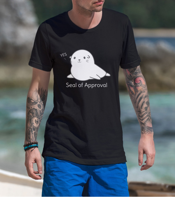YES Seal Of Approval Funny Joke T-Shirt