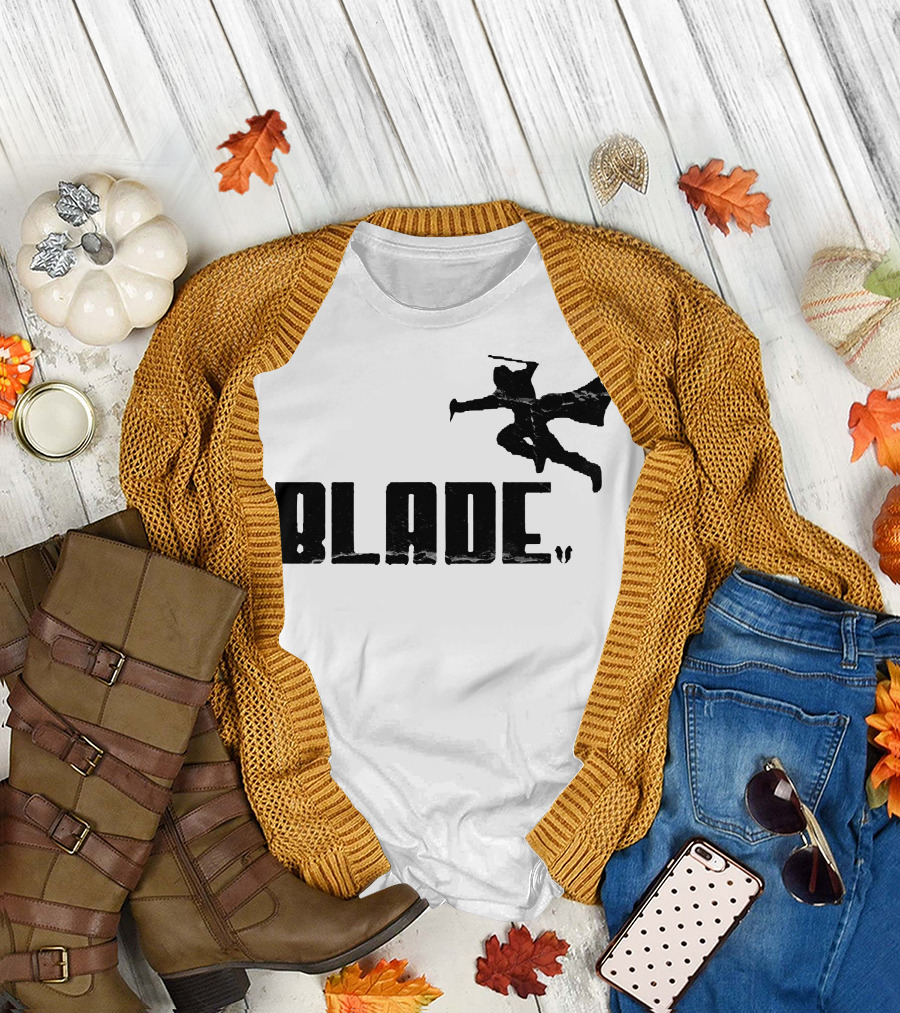 Blade Black Silhouette Jumping Action Version T-Shirt