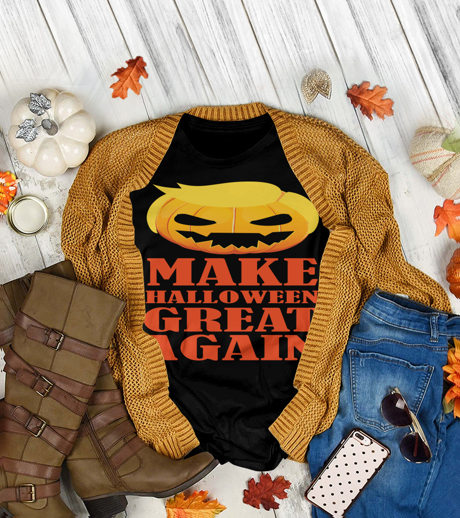Make Halloween Great Again Jack-O'-Lantern T-Shirt