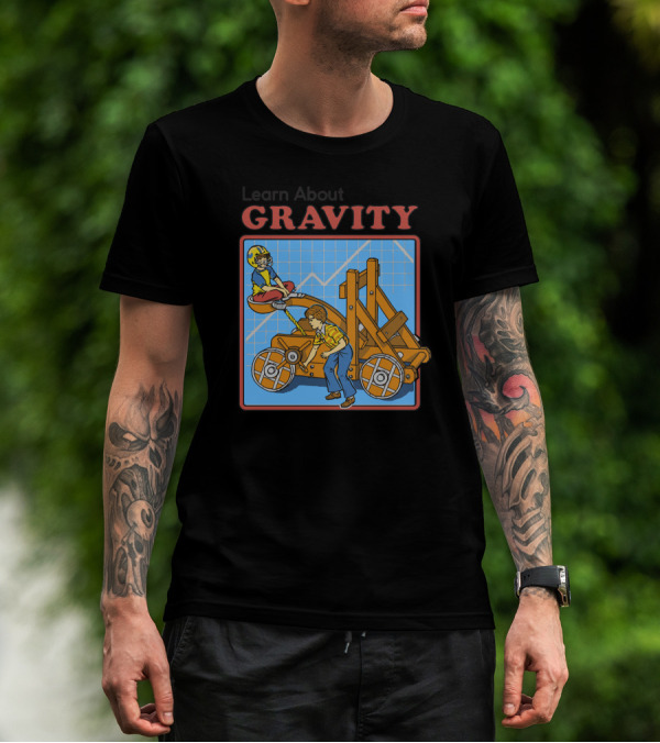 Gravity Catapult With Kids And Graph T-Shirt
