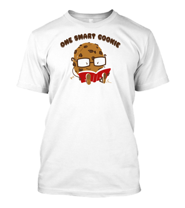 One Smart Cookie Reading With Glasses T-Shirt