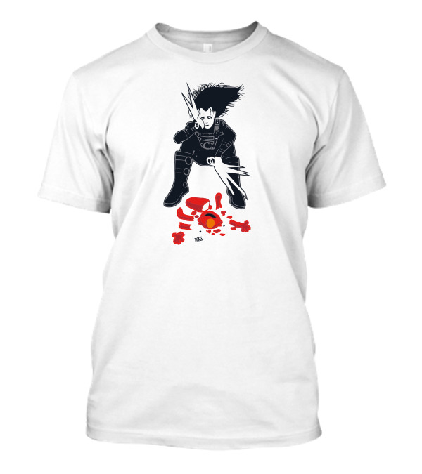 Edward Scissorhands Meets Tickle Me Emo Melancholy Encounter T-Shirt