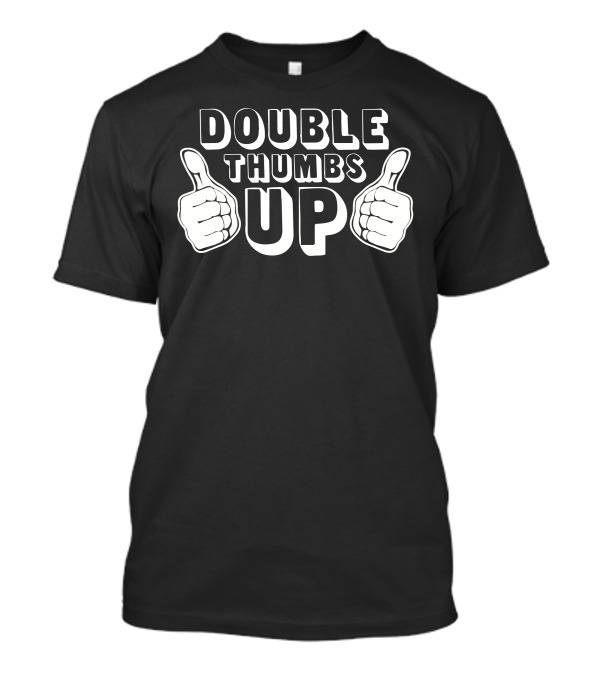 Double Thumbs Up Positive Gesture Iconic T-Shirt