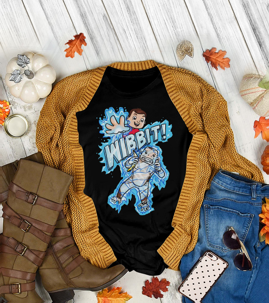 Wibbit Frozen Comic Style Character Freeze Frame T-Shirt