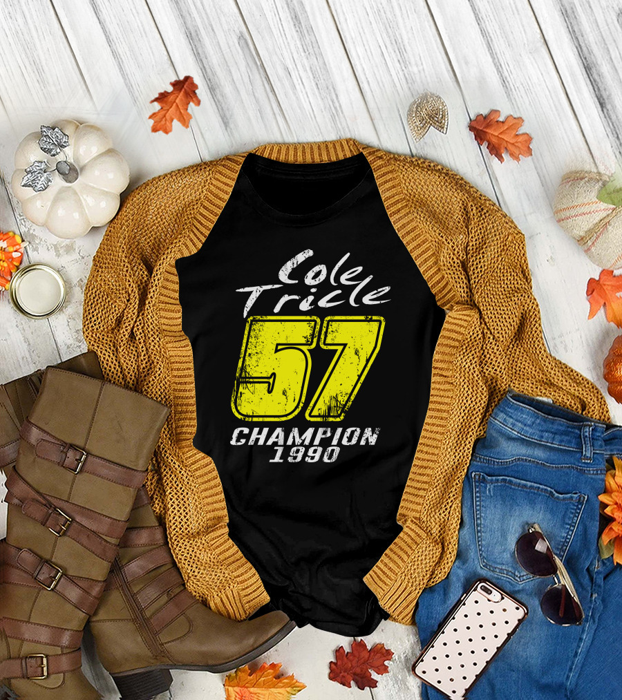 Cole Trickle 57 Champion 1990 Days Of Thunder Movie T-Shirt