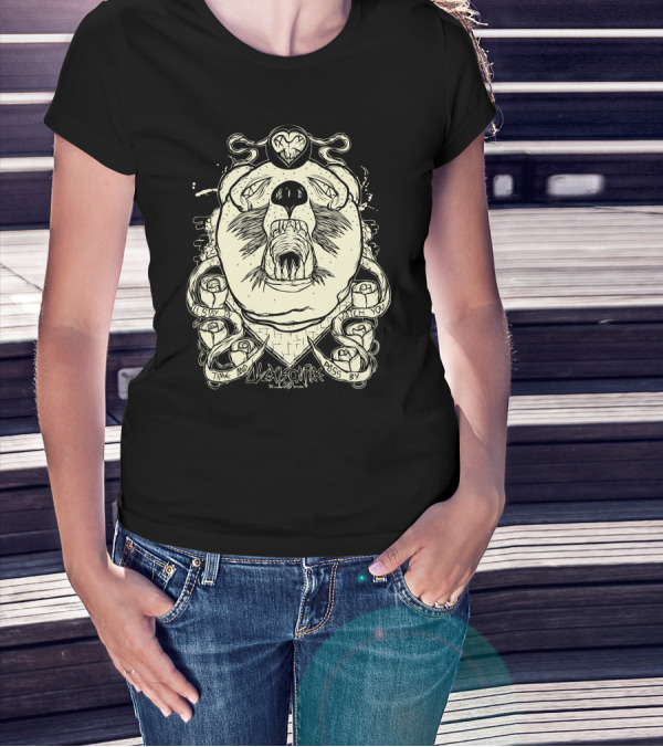 Farewell Alexisonfire Bear Heart Design The Only Band Ever Stay True And Watch You Pass By T-Shirt