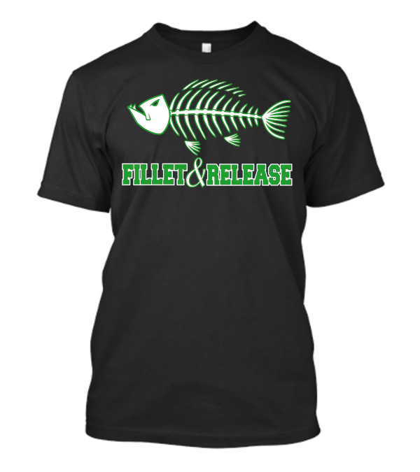 FILLETTING AND RELEASING FISH BONE GREEN CHIC T-Shirt