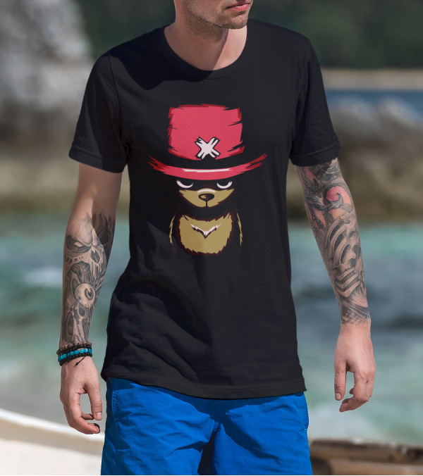 Hail The Chopper Tony Tony Chopper One Piece Red Hat Bear T-Shirt