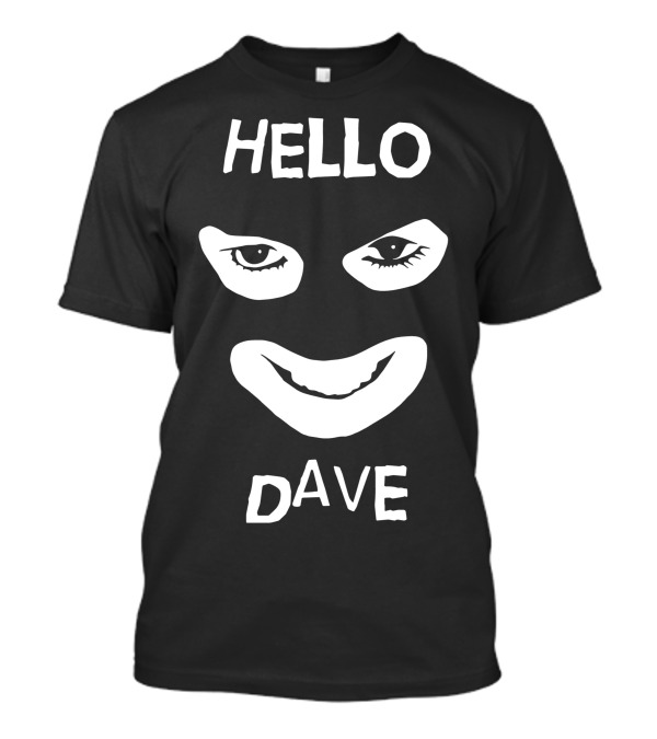 Hello Dave Face Mask T-Shirt