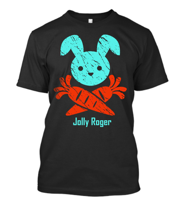 Jolly Roger Bunny With Crossed Carrots T-Shirt