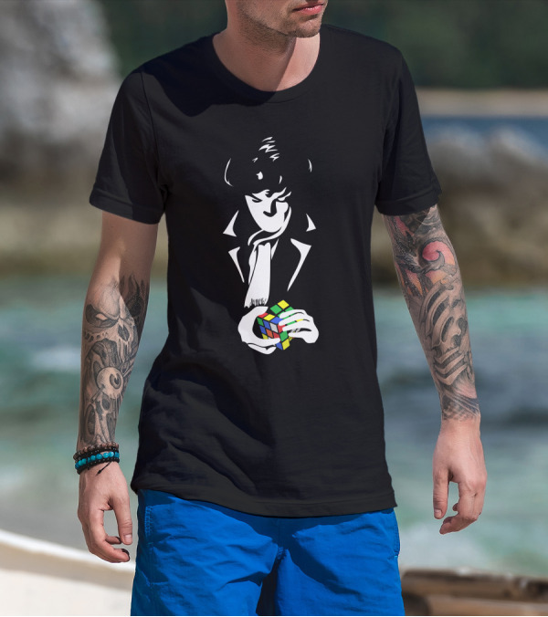 Nothing Left Unsolved Solver With Rubik's Cube Mystery T-Shirt