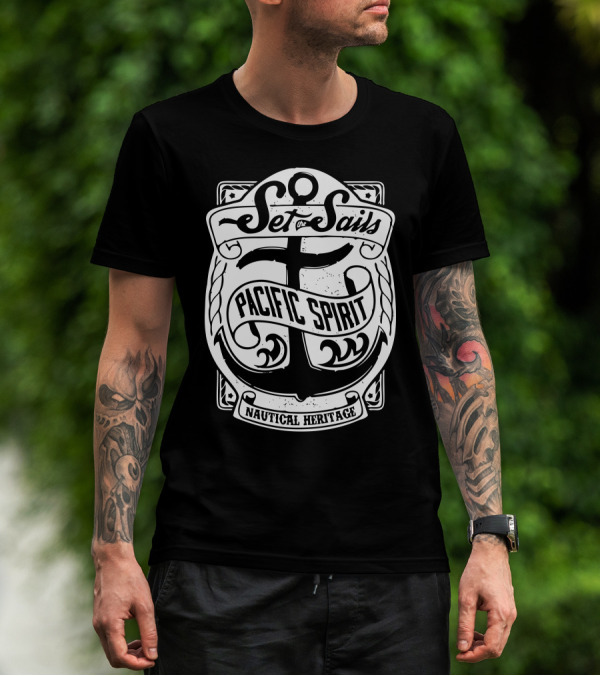 Set The Sails Pacific Spirit Nautical Heritage T-Shirt