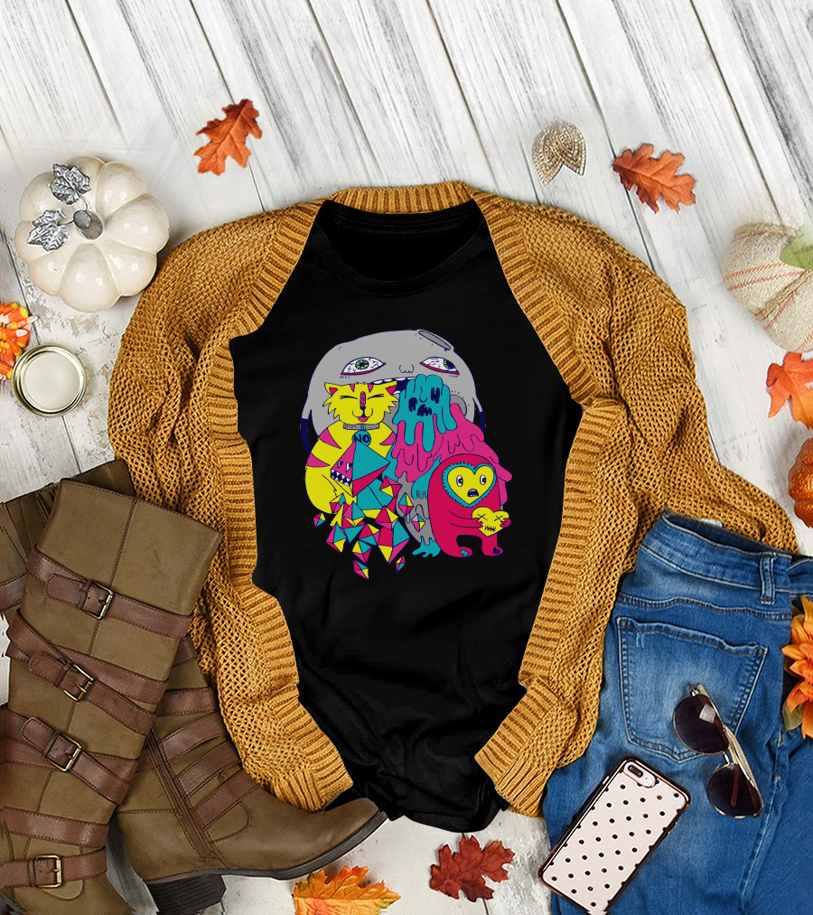 Team Horrible No Triangles Creature Assembly T-Shirt