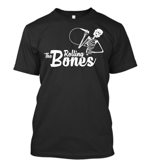 The Rolling Bones Skeleton With Microphone T-Shirt