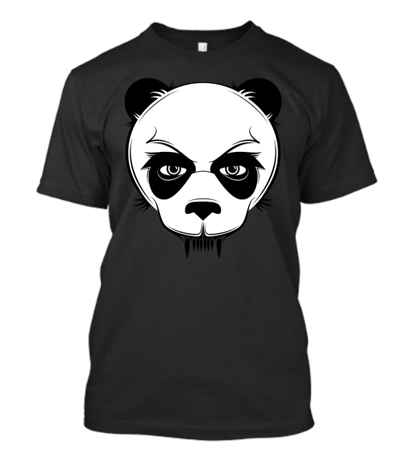 Vampire Panda Face With Fangs T-Shirt