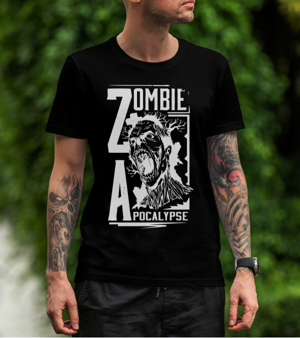 Zombie Apocalypse Scream ZA T-Shirt
