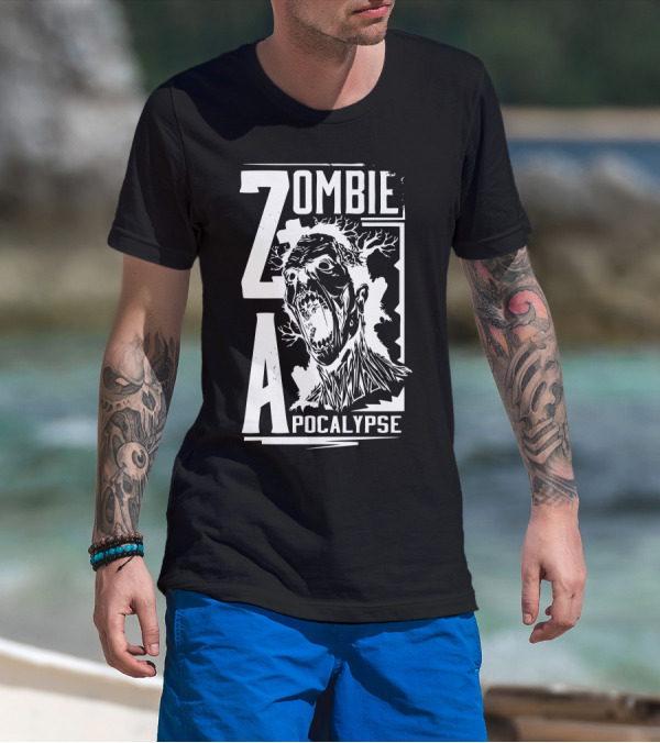 Zombie Apocalypse Scream ZA T-Shirt