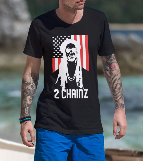 2 Chainz Stars And Stripes Flag T-Shirt