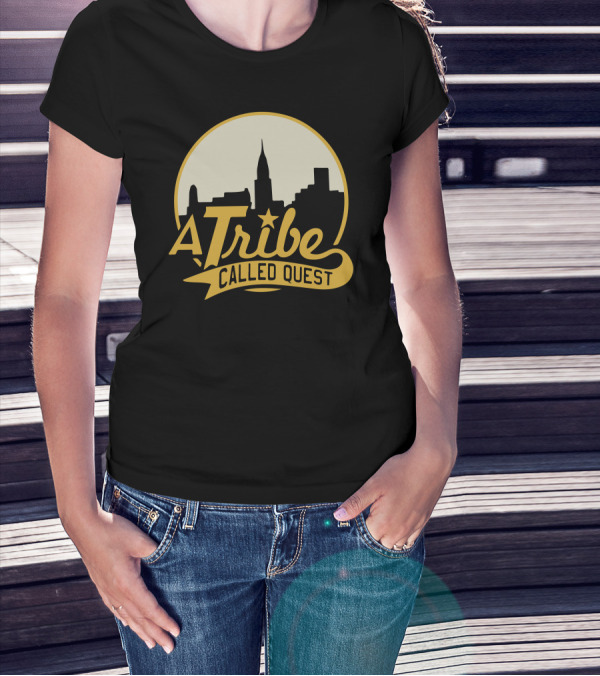 A Tribe Called Quest City Skyline ATCQ Vintage Urban T-Shirt