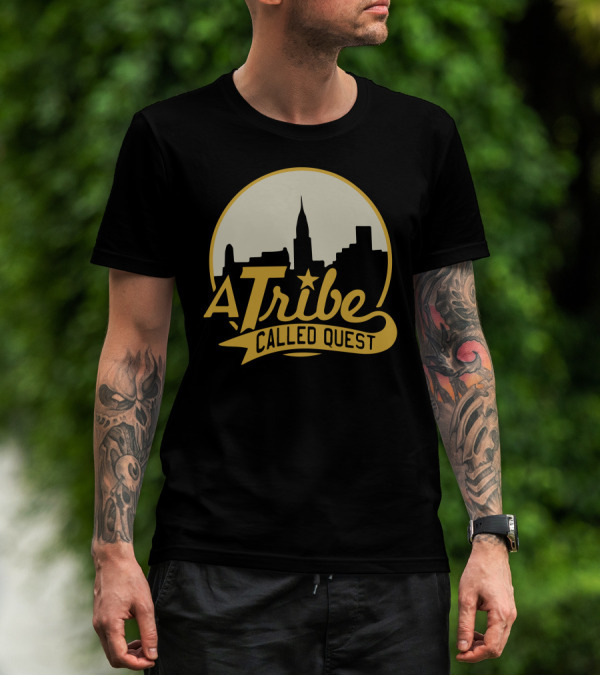 A Tribe Called Quest City Skyline ATCQ Vintage Urban T-Shirt