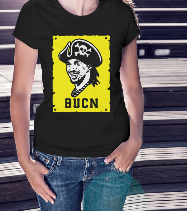 Andrew Mccutchen Pittsburgh Bucn Pirate Skull Image T-Shirt