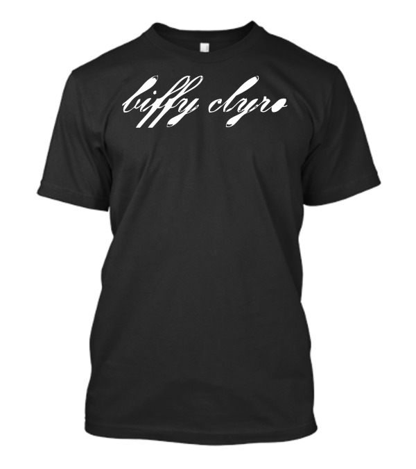 Biffy Clyro White Script T-Shirt