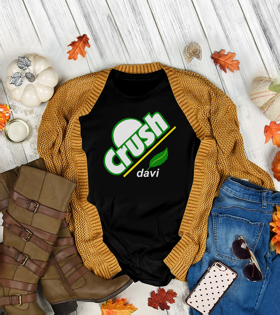 Crush Logo Parody with Leaf - Davis T-Shirt