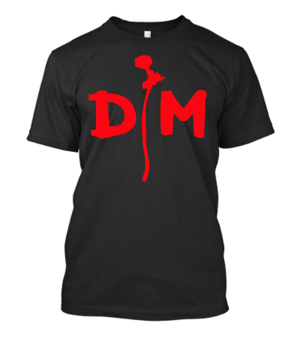 Depeche Mode Pop Rock DM Stampa Rossa Enjoy The Silence Musica T-Shirt