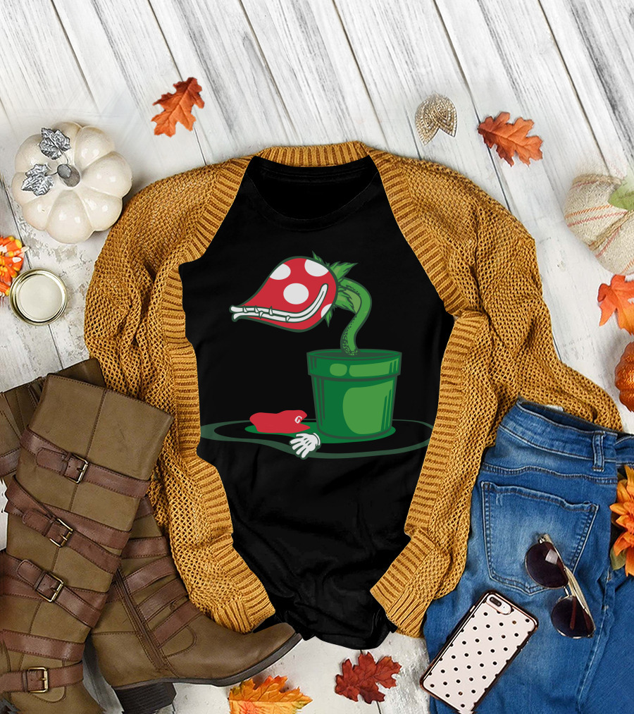Spicy Italian Meatball Piranha Plant Mario Parody Bowser's Minion T-Shirt