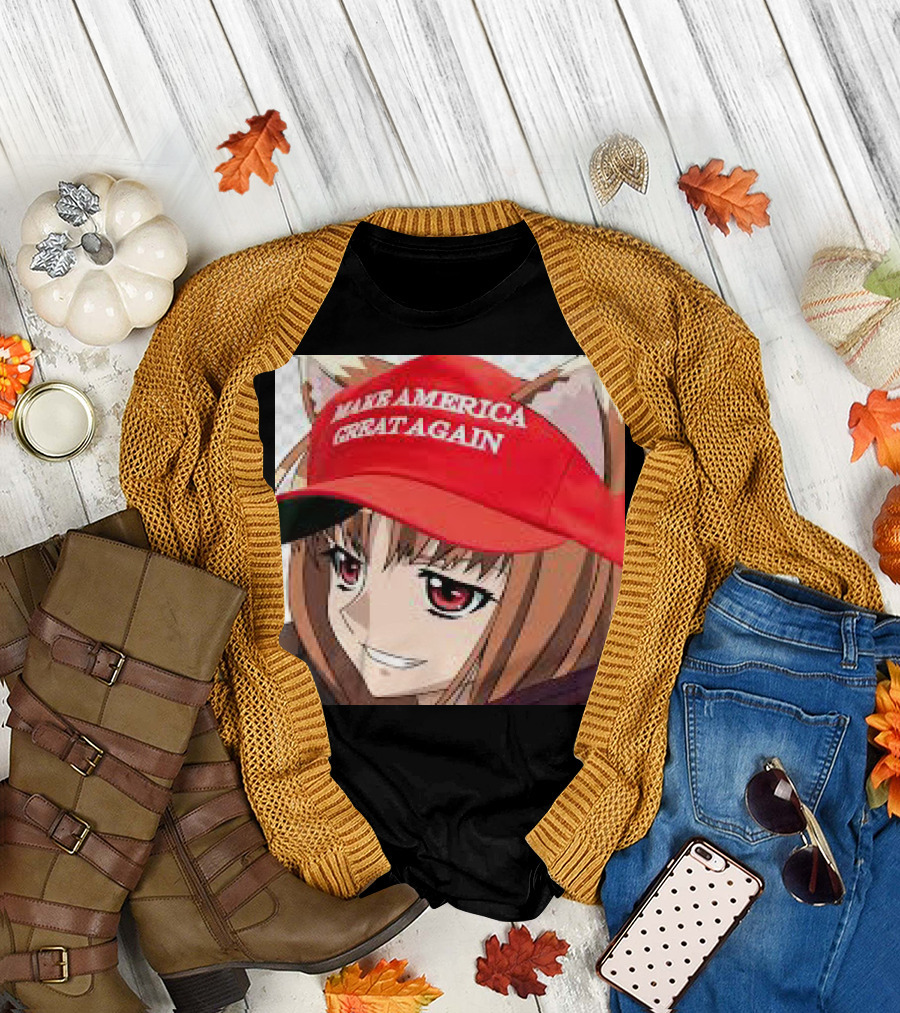 Annimation Make America Great Again Anime Character T-Shirt