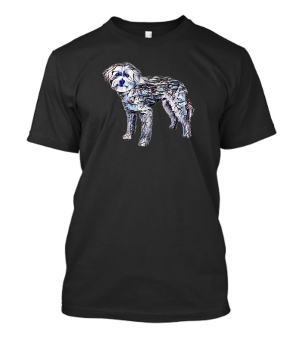 Funny And Curious Maltese Dog T-Shirt