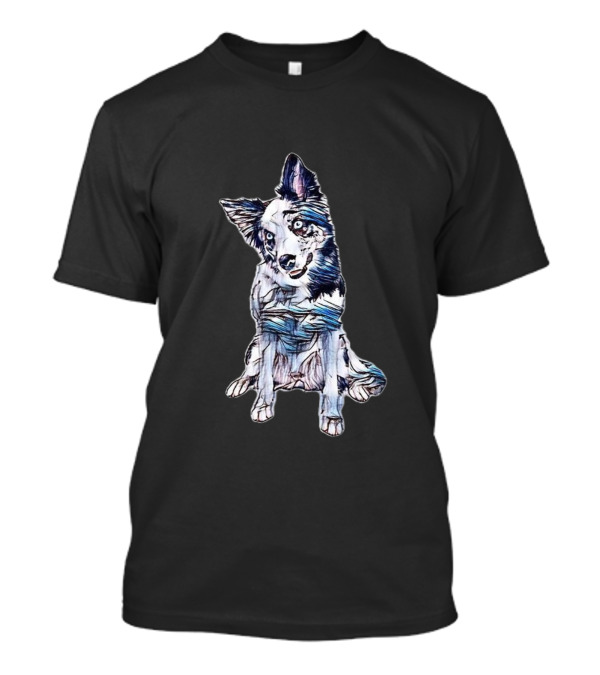 A Pretty Border Collie Dog Wian T-Shirt