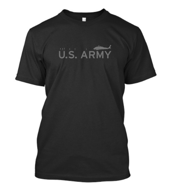 U.S. Army Helicopter And Soldiers T-Shirt