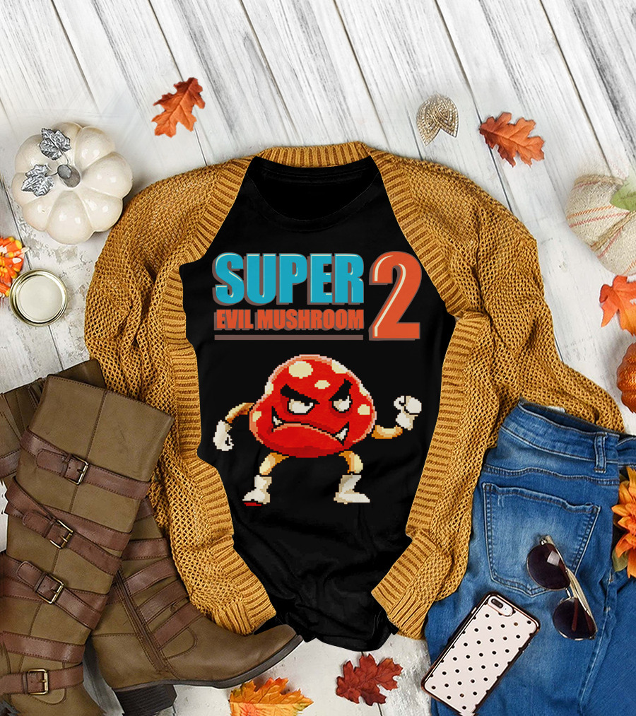Super Evil Mushroom 2 T-Shirt