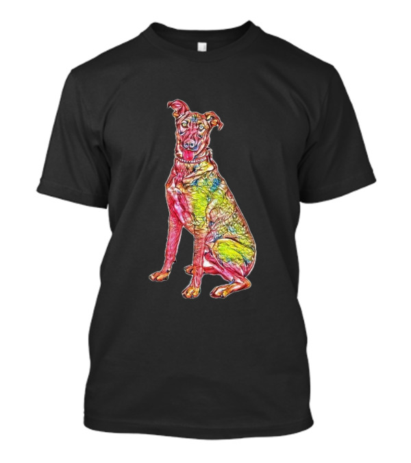 Colorful German Shepherd Mixed Breed T-Shirt