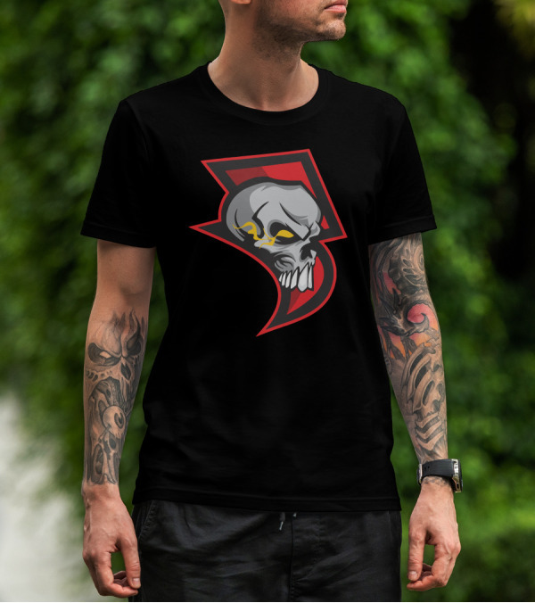 Thunder Skull Lightning Bolt T-Shirt