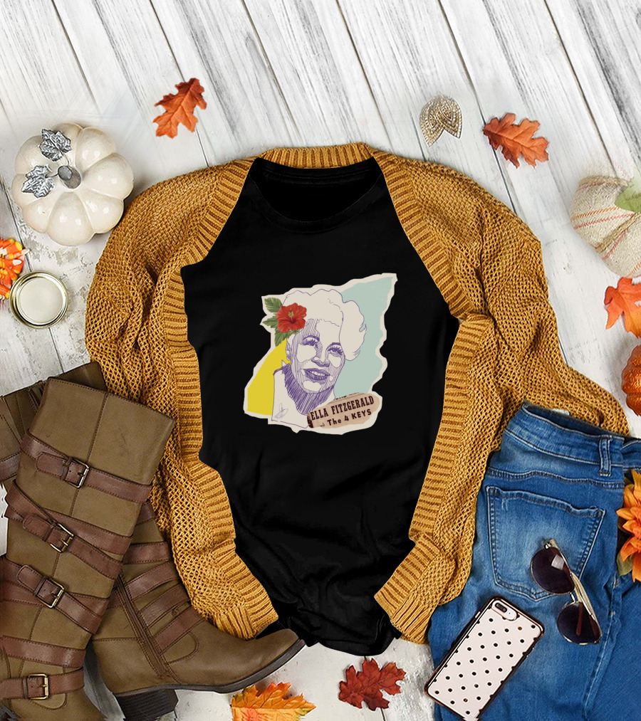 Ella Fitzgerald The 4 Keys Again And Again T-Shirt