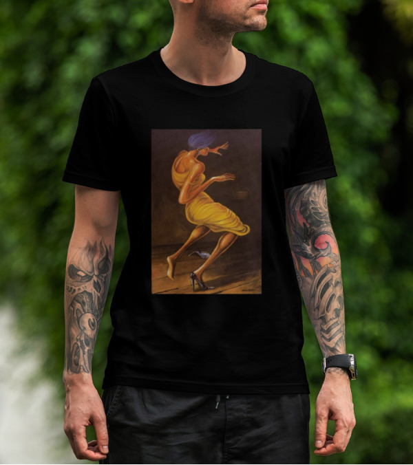 In Rapture Yellow Dress Dancing Movement Woman T-Shirt
