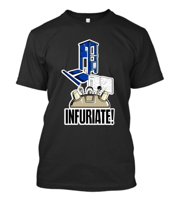 INFURIATE DALEK IKEA TARDIS T-Shirt
