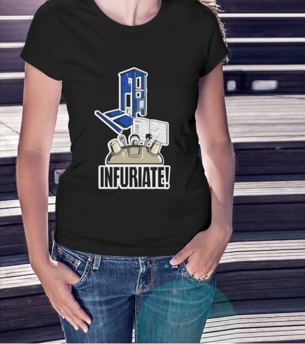 INFURIATE DALEK IKEA TARDIS T-Shirt