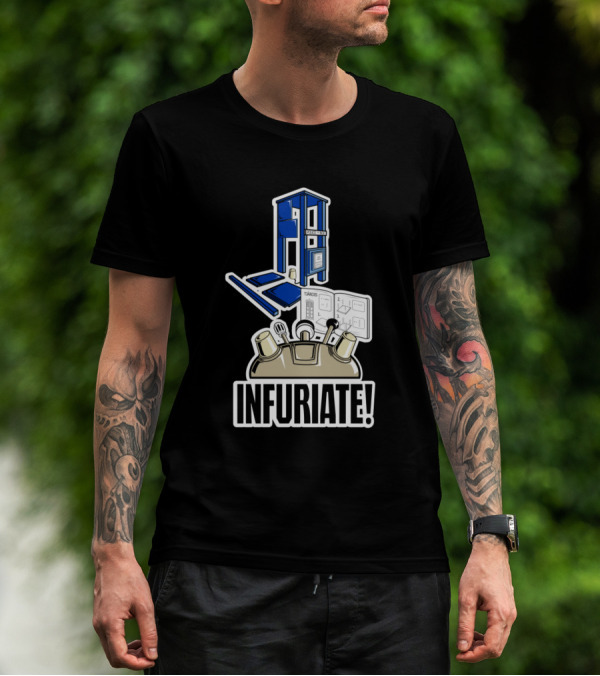 INFURIATE DALEK IKEA TARDIS T-Shirt